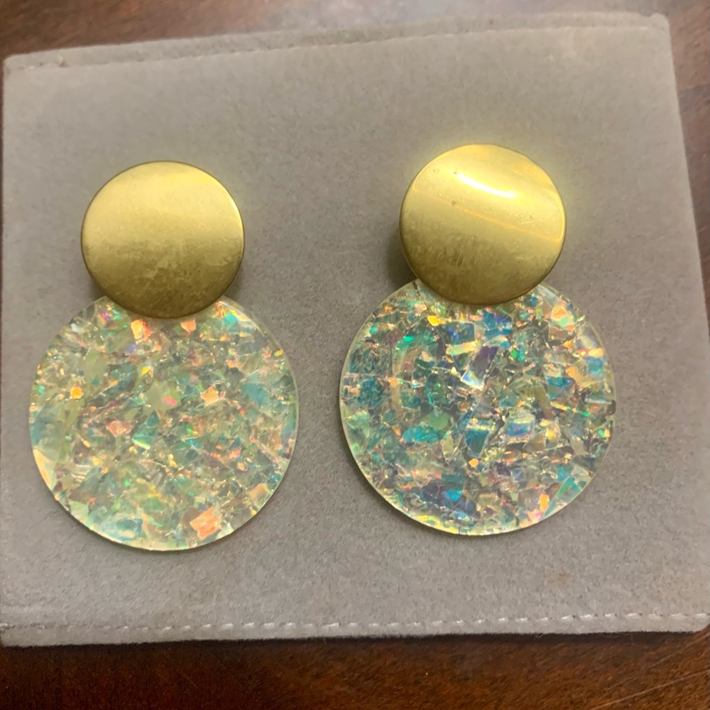 A Classy Chic Boutique Gold and Silver Statement Earrings